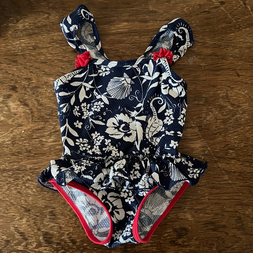 Monsoon baby swimsuit Fourth of July